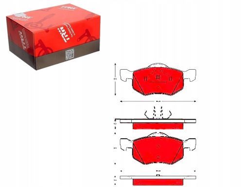 Klocek Hamulcowy Kpl. Gdb1497