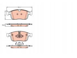 Klocek Hamulcowy Kpl. Gdb2146