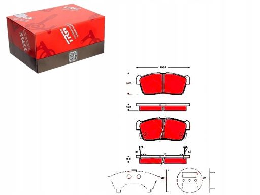 Klocek Hamulcowy Kpl. Gdb3236