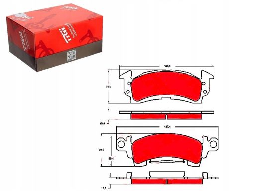 Klocek Hamulcowy Kpl. Gdb742