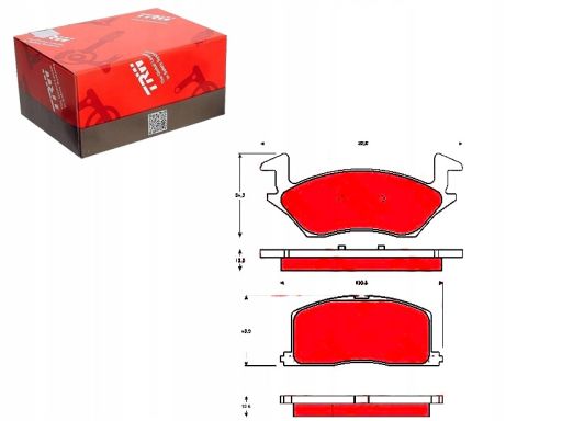 Klocek Hamulcowy Kpl. Gdb878