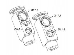 Zawór Rozprężny Klimatyzacji 38477