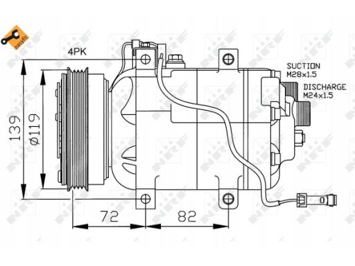32030 Kompresor Klimatyzacji Nrf 32030 Nrf