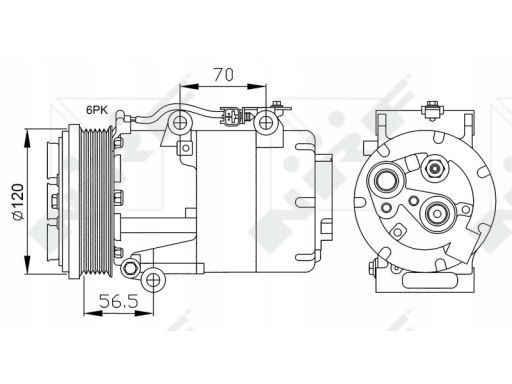 32250 Kompresor Klimatyzacji Nrf 32250 Nrf