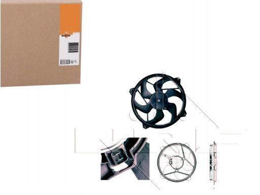 Wentylator Chłodnicy Silnika 47348