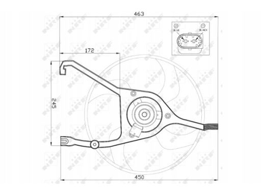 Wentylator Chłodnicy Silnika 47448