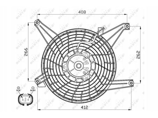 Wentylator Chłodnicy Silnika 47468