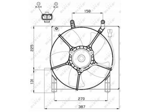 Wentylator Chłodnicy Silnika 47487