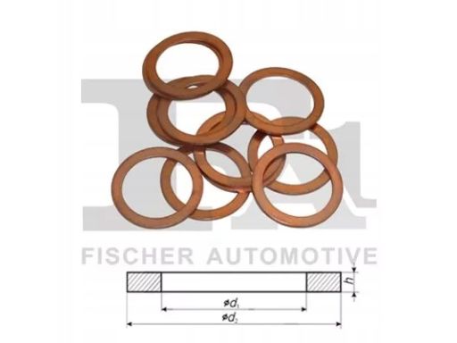 101176 Uszczelka Korka Spustowego Oleju Fe101176 Febi