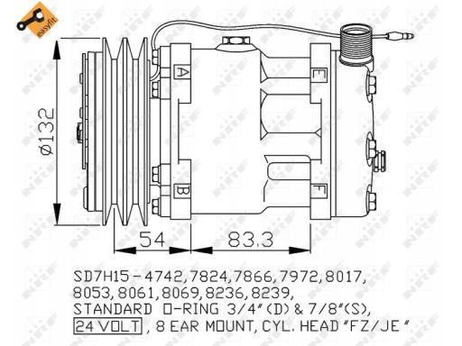 Kompresor Klimatyzacji 32769