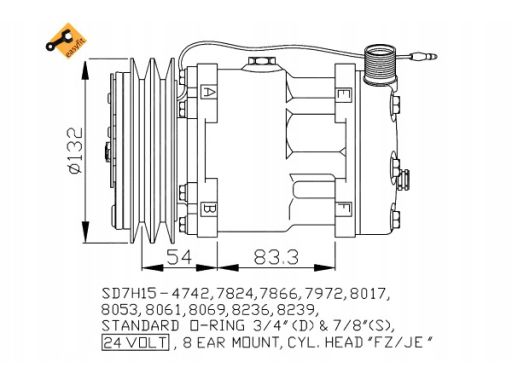 Kompresor Klimatyzacji 32769