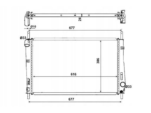 58272 Chłodnica Silnika Nrf 58272 Nrf