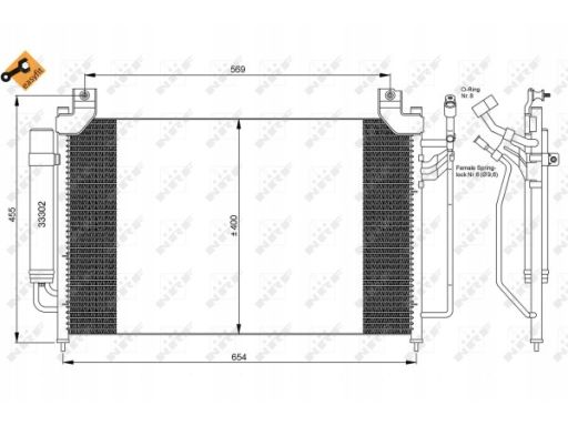 35881 Skraplacz Klimatyzacji Nrf 35881 Nrf