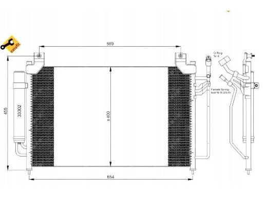 35881 Skraplacz Klimatyzacji Nrf 35881 Nrf