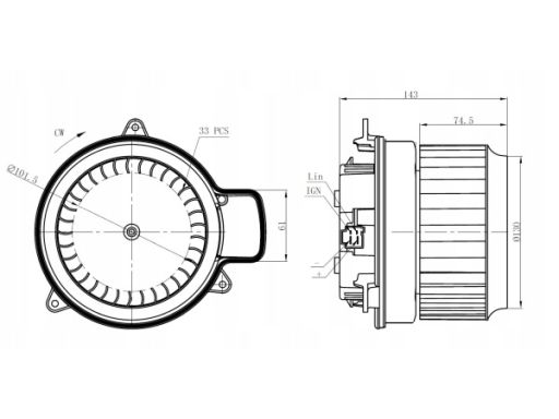 34287 Dmuchawa Nrf 34287 Nrf