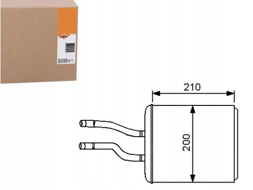 53244 Nagrzewnica Nrf 53244 Nrf