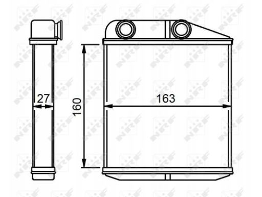 54207 Nagrzewnica Nrf 54207 Nrf