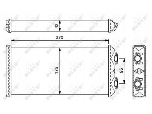 54246 Nagrzewnica Nrf 54246 Nrf