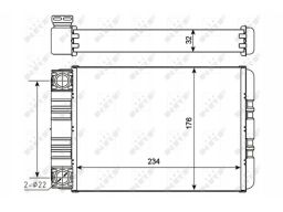 54274 Nagrzewnica Nrf 54274 Nrf