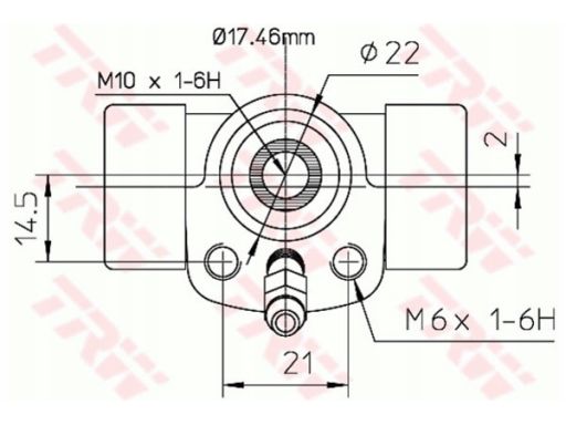Cylinderek Hamulcowy Bwc107