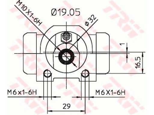 Cylinderek Hamulcowy Bwd311