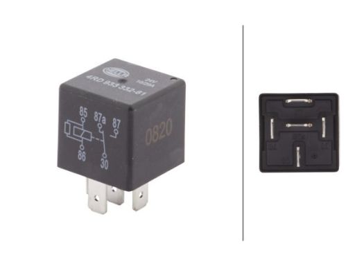 4Rd 933 332-611 Przekaźnik Prądu Pracy 4Rd933 332-611 Hella