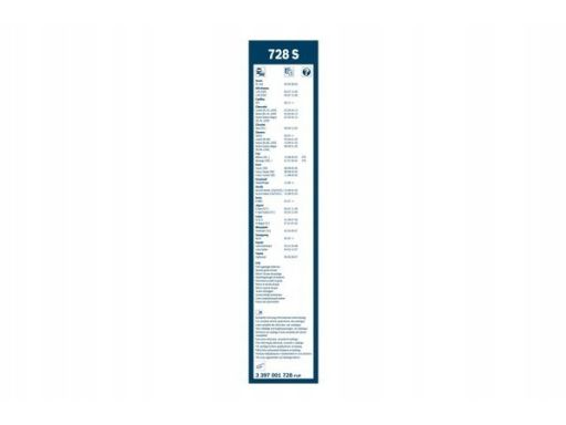 Pióro Wycieraczki 3 397 001 728