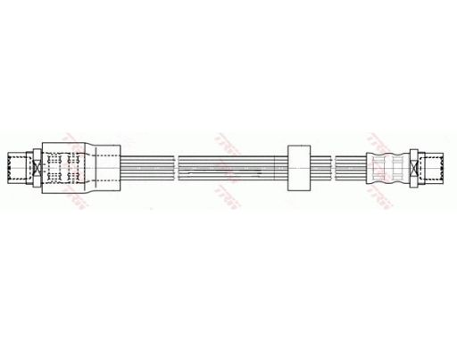 Pha490 Przewód Hamulcowy Elastyczny Pha490 Trw