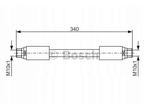 1 987 481 301 Przewód Hamulcowy Elastyczny 1 987 481 301 Bosch
