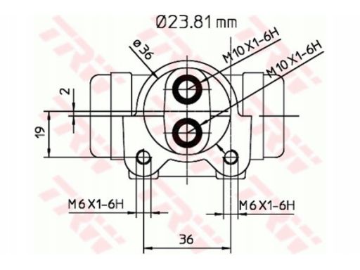 Cylinderek Hamulcowy Bwk223