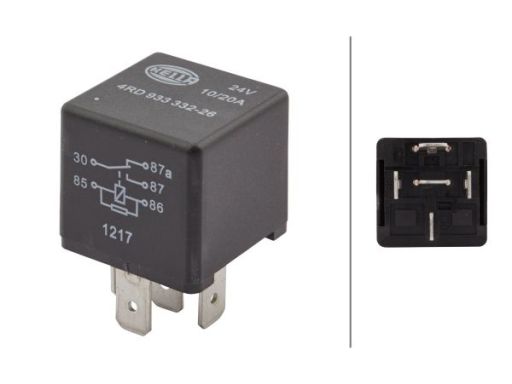 4Rd 933 332-261 Przekaźnik Prądu Pracy 4Rd933 332-261 Hella