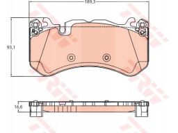 Klocek Hamulcowy Kpl. Gdb2220