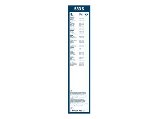 Pióro Wycieraczki 3 397 118 406