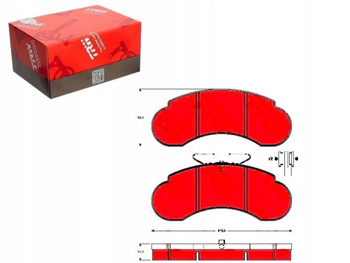Klocek Hamulcowy Kpl. Gdb950