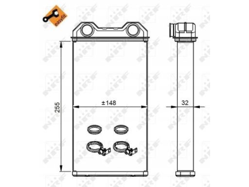 54300 Nagrzewnica Nrf 54300 Nrf