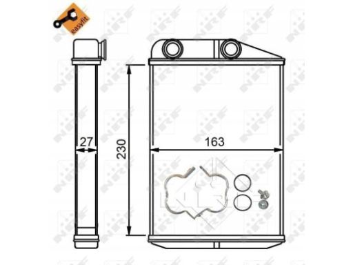 54309 Nagrzewnica Nrf 54309 Nrf