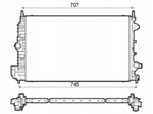 53132 Chłodnica Silnika Nrf 53132 Nrf