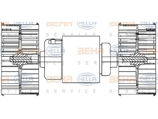 0 130 101 616 Silnik Elektryczny Dmuchawy 0 130 101 616 Bosch