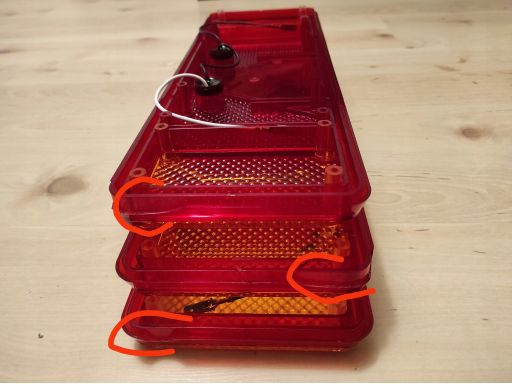 109 Szkło Lampy Świateł Tylnych 109 W09Dp 24V Waś