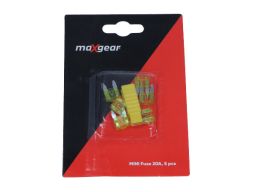 89-0007 Bezpiecznik Płytkowy Mini 20A Kpl 5Szt Maxgear