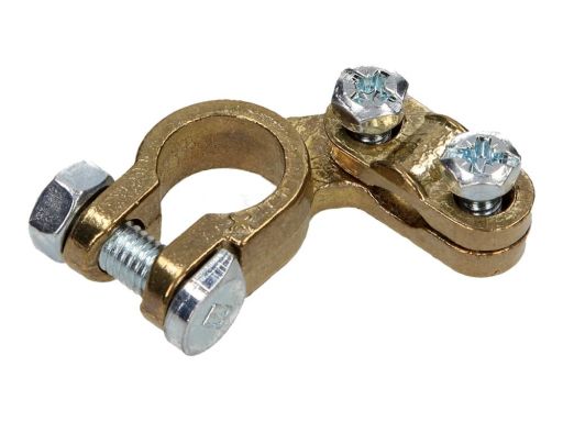 K016 Klema Akumulatora Normal + (Mosiądz) (K0 Maxgear