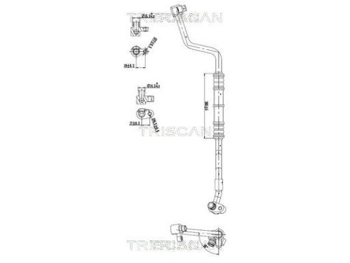 9010 11005 Przewód Klimatyzacji Mini Cooper D 06-16 Triscan