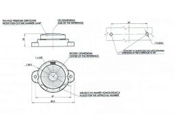 528C Światło Obrysowe 528C W24Rf Waś