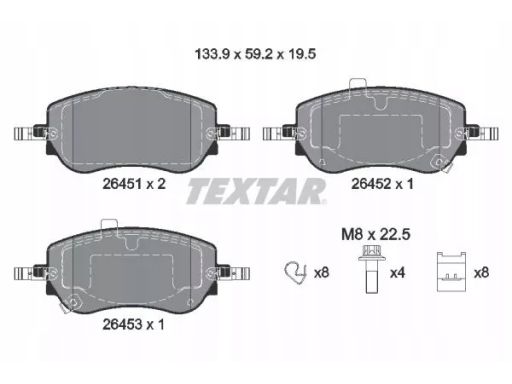 Klocek Hamulcowy Kpl. 2645101