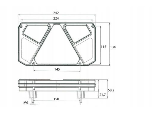 922 Lampa Tylna 922 W125Dp Waś