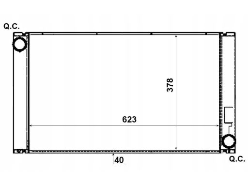 53731 Chłodnica Silnika Nrf 53731 Nrf