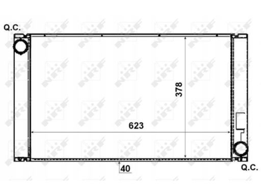 53731 Chłodnica Silnika Nrf 53731 Nrf