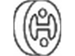 Wieszak Tłumika 255-383