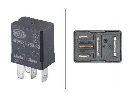 4Ra 933 766-801 Przekaźnik Prądu Pracy 4Ra933 766-801 Hella
