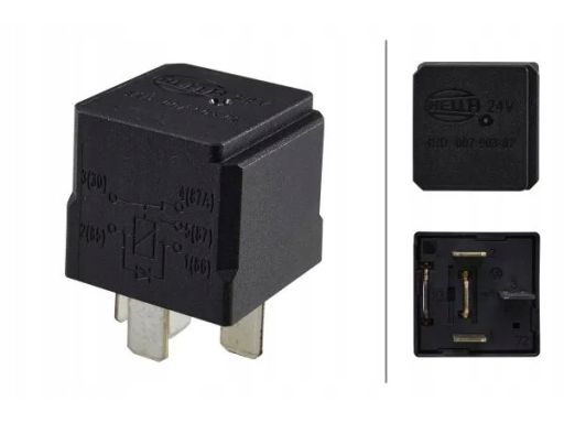 4Rd 007 903-021 Przekaźnik Prądu Pracy 4Rd007 903-021 Hella